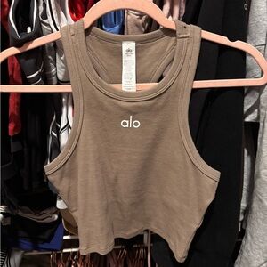 ALO Yoga Aspire Tank- light cocoa